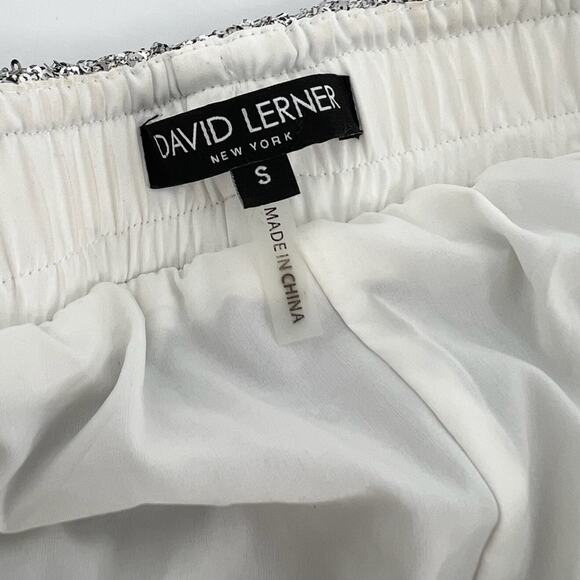 David Lerner Sequin Lounge Joggers Silver S - Picture 10 of 10
